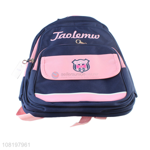 Hot sale primary school students bookbag boys girls school bag backpacks