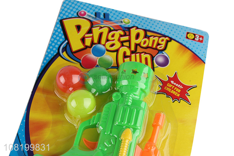 China products funny children ping pong gun toys for sale