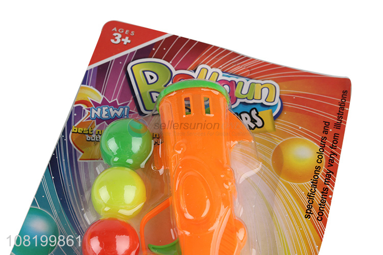 Popular products children safety plastic ping pong gun toys