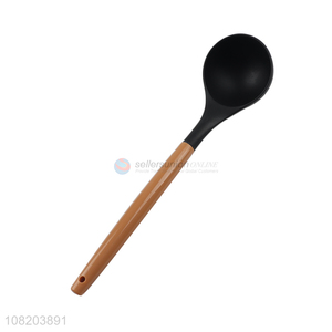 High quality heat resistant nylon soup ladle for serving and cooking