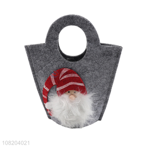 Wholesale reusable Christmas tote bags custom Christmas shopping bags