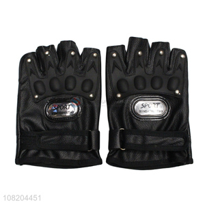New Arrival Pu Leather Sports Multipurpose Half Finger Gloves