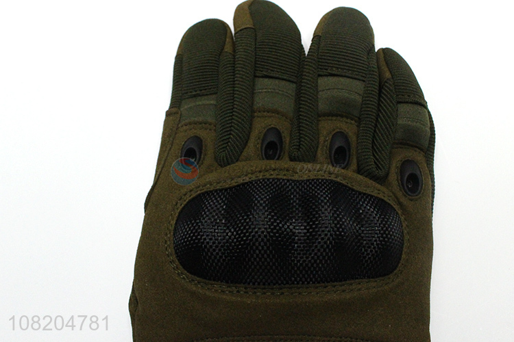 China Factory Wholesale Full Finger Sports Gloves Motorcycle Gloves