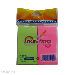 Good price removeable paper sticky notes memo pad