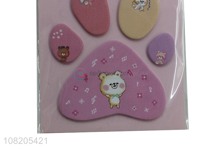 Good wholesale price creative cat-paw sticky notes