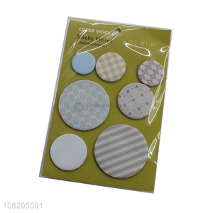 Wholesale simple round sticky notes adhesive notes