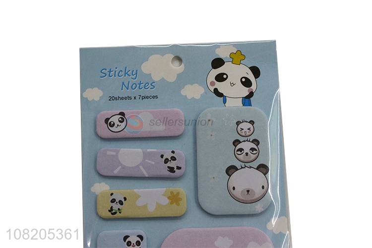 Yiwu market cartoon removeable self-adhesive sticky notes