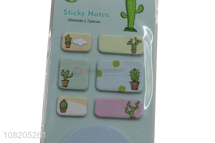 Yiwu wholesale cartoon paper adhesive sticky notes