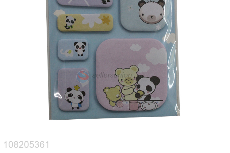 Yiwu market cartoon removeable self-adhesive sticky notes