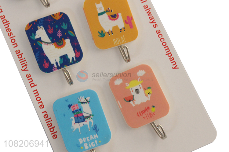 Hot products 6pieces wall mounted hanger sticky hooks