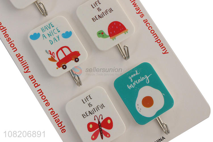 Good quality plastic wall hooks sticky hooks for household