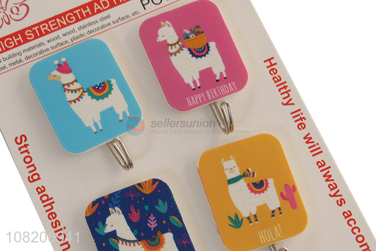 Hot products 6pieces wall mounted hanger sticky hooks