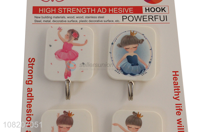 Yiwu market fashion household wall door sticky hooks
