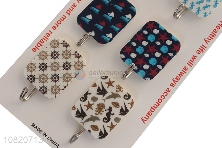 Top products fashion wall mounted sticky hooks for hanger