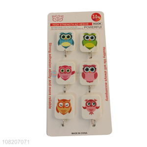 Factory supply household plastic wall sticky hooks for sale