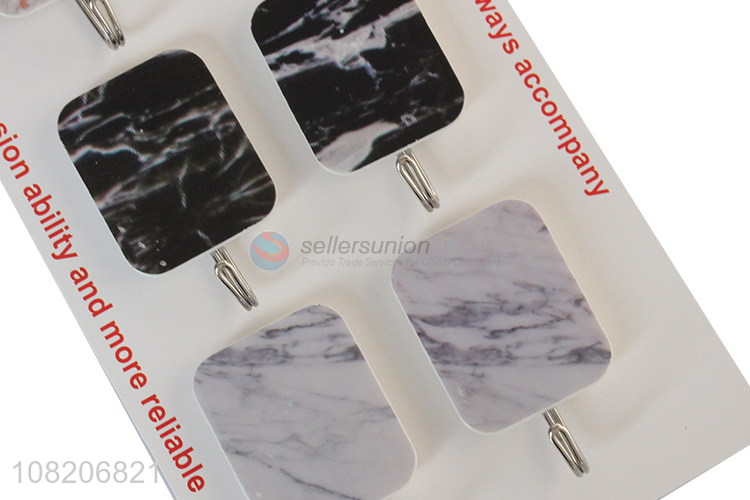 Factory price fashion plastic sticky hooks for household