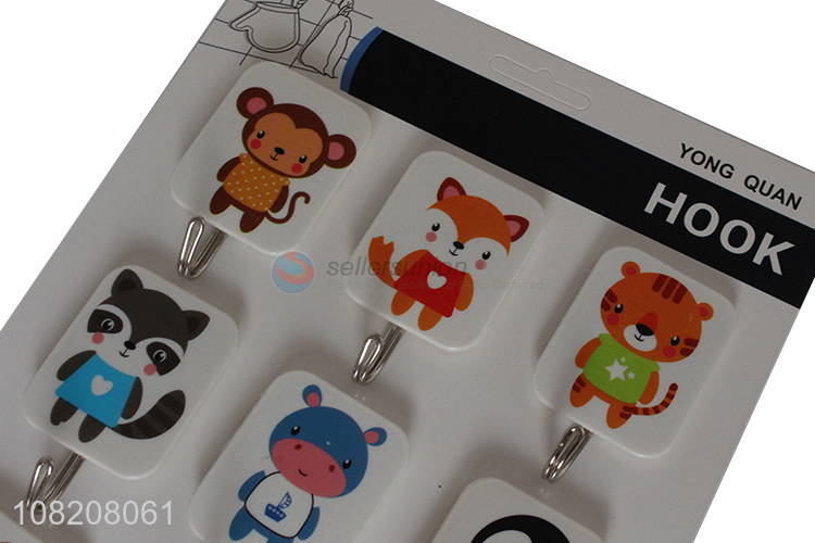 Most popular fashion plastic wall mounted sticky hooks