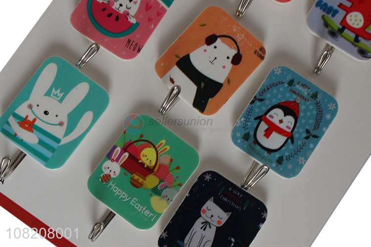 Factory wholesale household plastic wall mounted sticky hooks