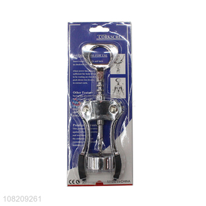 Yiwu Supplier Silver Portable Wine Opener Bottle Opener