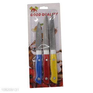 Hot sale kitchen fruit knives 3pcs watermelon knives