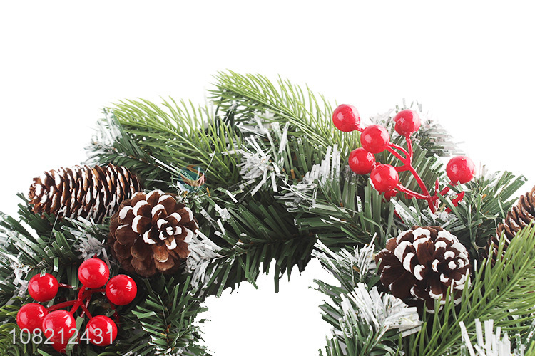 Yiwu direct sale christmas decorative wreaths party ornaments