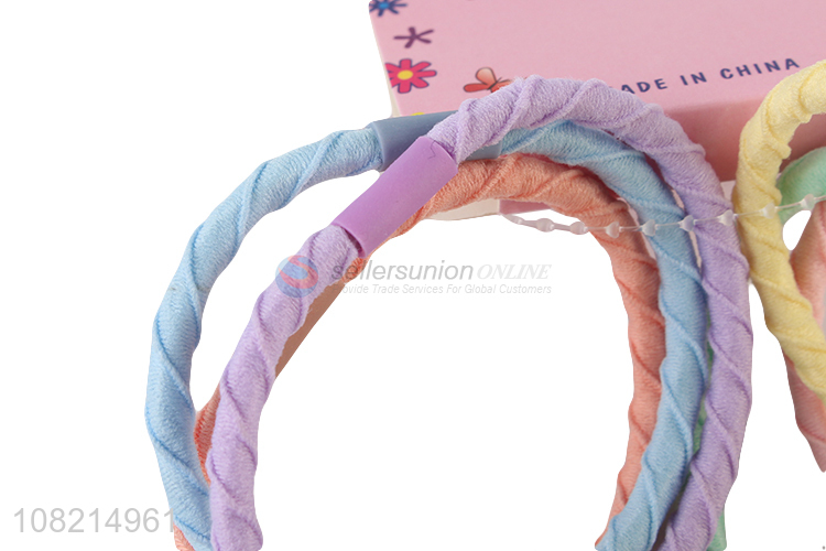Hot Selling 6 Pieces Colorful Hair Ring Hair Rope