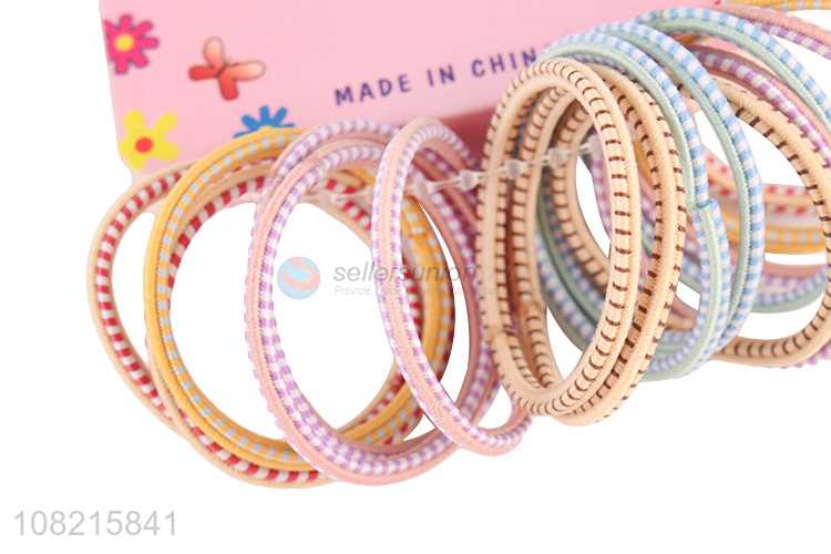 Good Price 16 Pieces Elastic Hair Ring Fashion Hair Rope