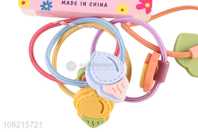 Custom 5 Pieces Elastic Hair Ring Colorful Hair Rope