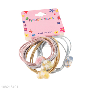 High Quality 6 Pieces Hair Ring Elastic Hair Rope Set