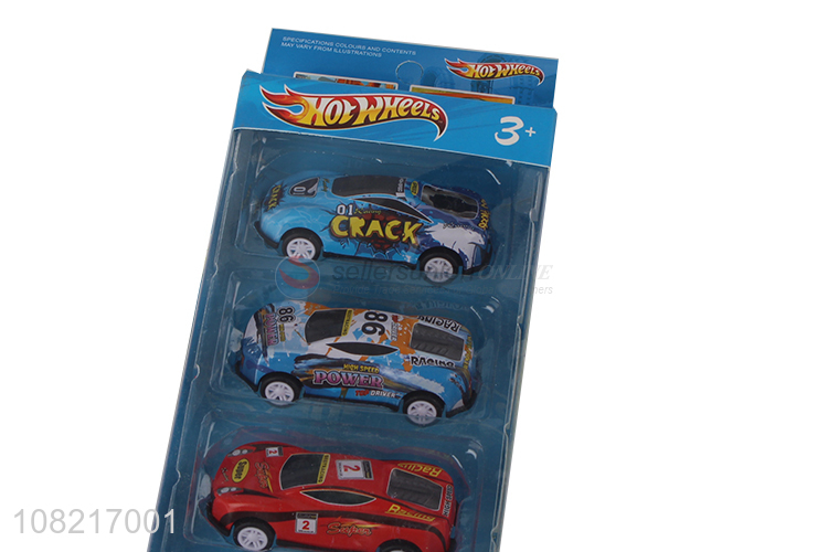 Best selling 5pieces metal mini racing car toys wholesale