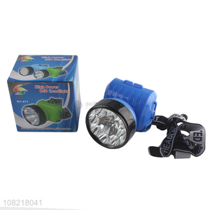 Hot selling outdoor headlamp rechargeable flashlight