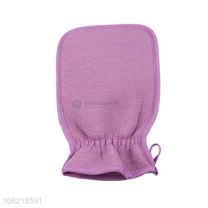 Hot products double-sided exfoliating bath glove for household