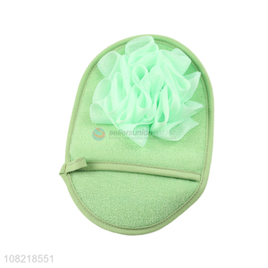 Wholesale from china green shower massage bath gloves for household