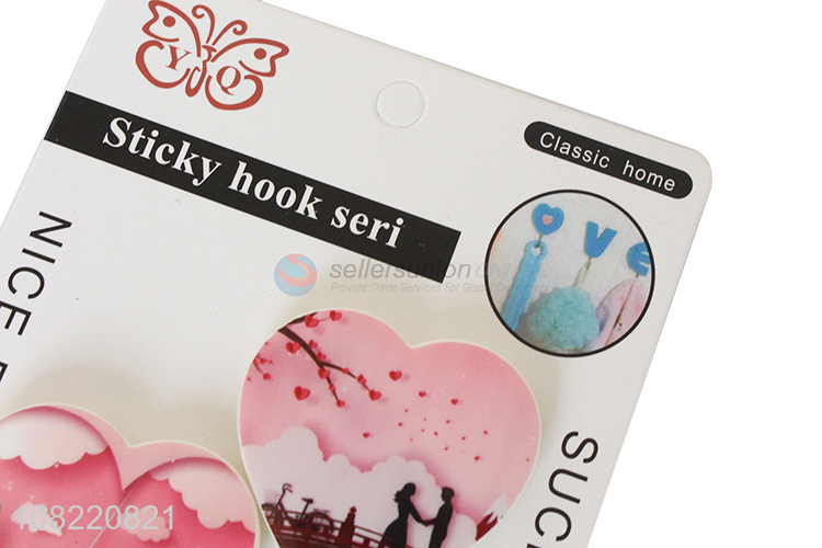 High quality multi-function exquisite plastic sticky hooks for hanging