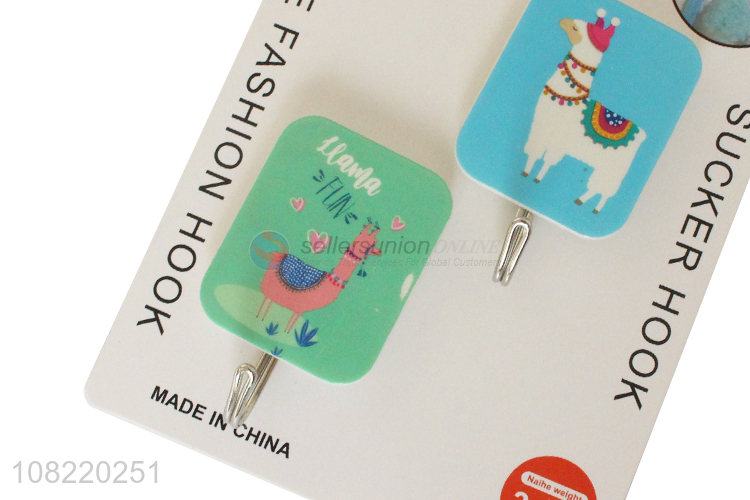 New arrival cute self adhesive towel hooks wall hanging hooks