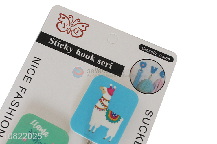 New arrival cute self adhesive towel hooks wall hanging hooks