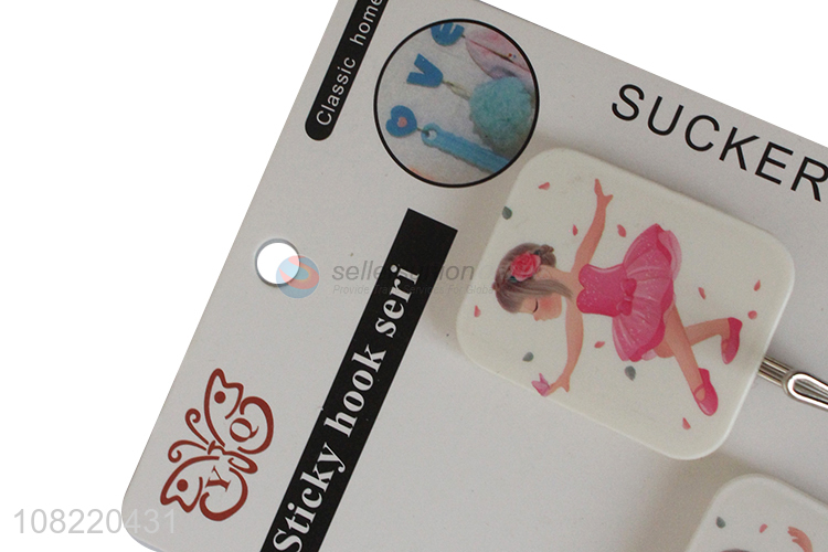 High quality cartoon heavy duty sticky hooks self adhesive hooks