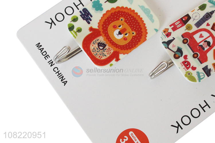 High quality kitchen utensils hanging hooks plastic sticky hooks