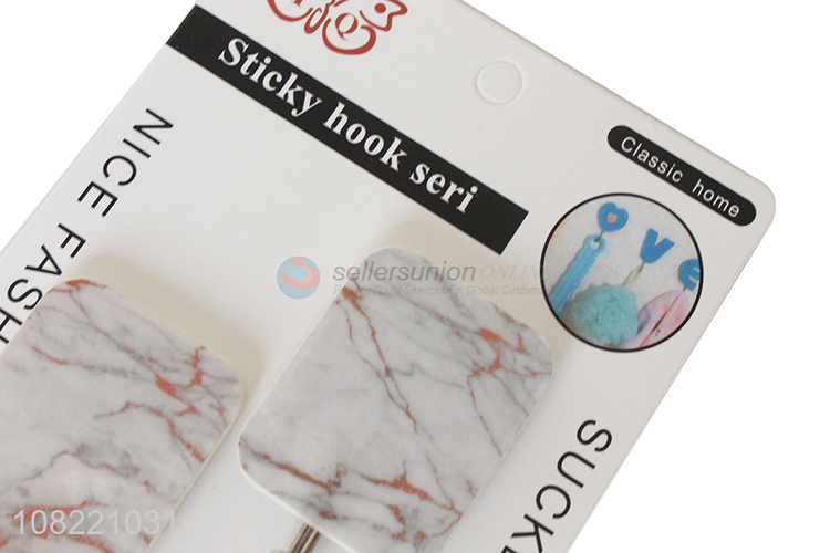 New arrival trendy towel hanging hooks custom self adhesive wall hooks