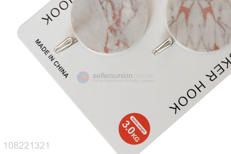 Fashion design seamless wall hooks removable sticky hooks for hanging