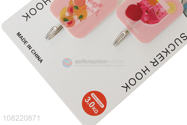 Yiwu market traceless sticky hooks plastic wall hanging hooks