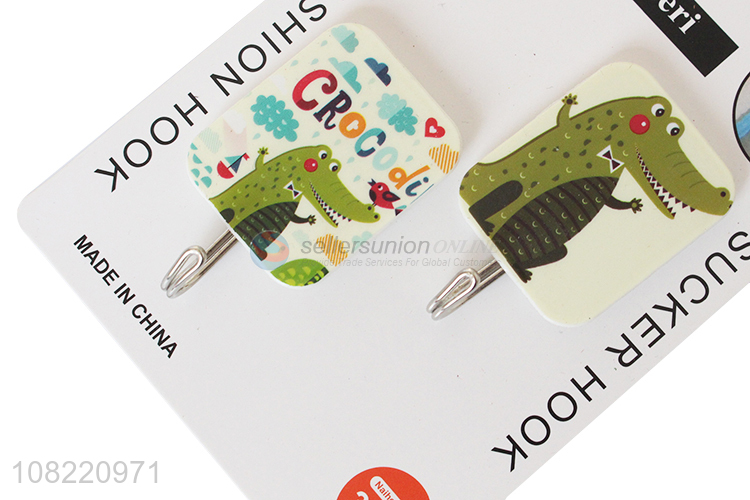 Recent design bathroom kitchen toilet sticky hooks cartoon hooks