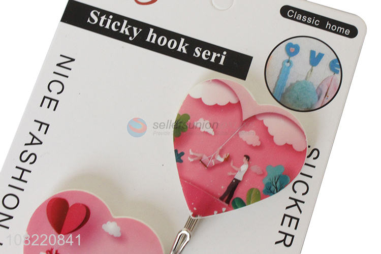 Recent design bathroom hanging hooks delicate plastic sticky hooks
