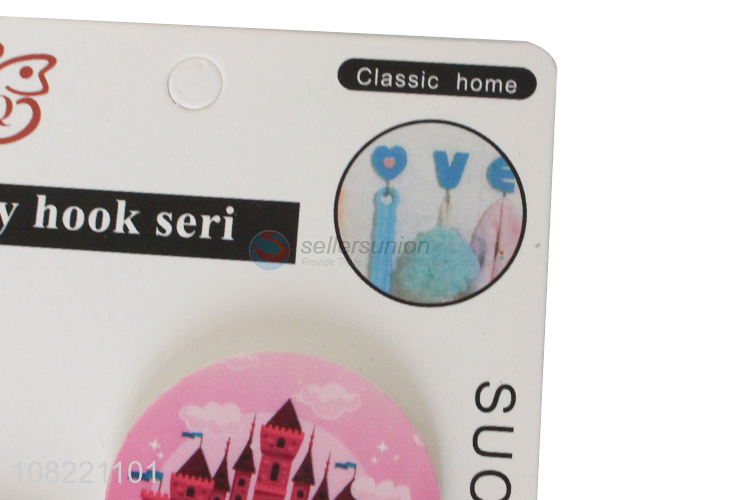Recent design stick on wall hooks kitchen utensils hanging hooks