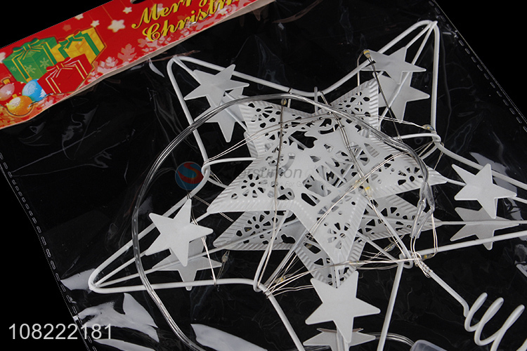 Fashion Christmas Decoration Tree Top Star With Light