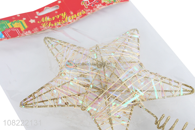 Custom Fashion Five-Pointed Star For Christmas Tree Decoration