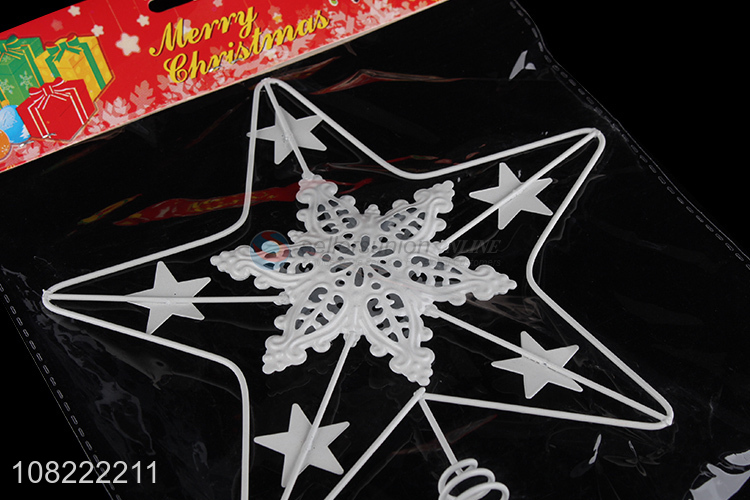 Hot Selling Iron Five-Pointed Star Christmas Tree Decoration