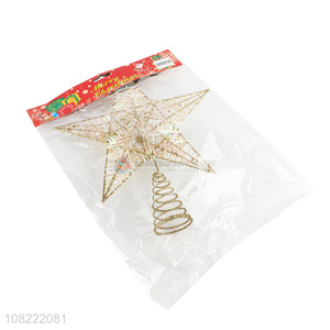 New Style Iron Five-Pointed Star Best Christmas Tree Decoration