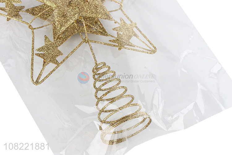 Good Quality Glitter Star Popular Christmas Tree Top Star