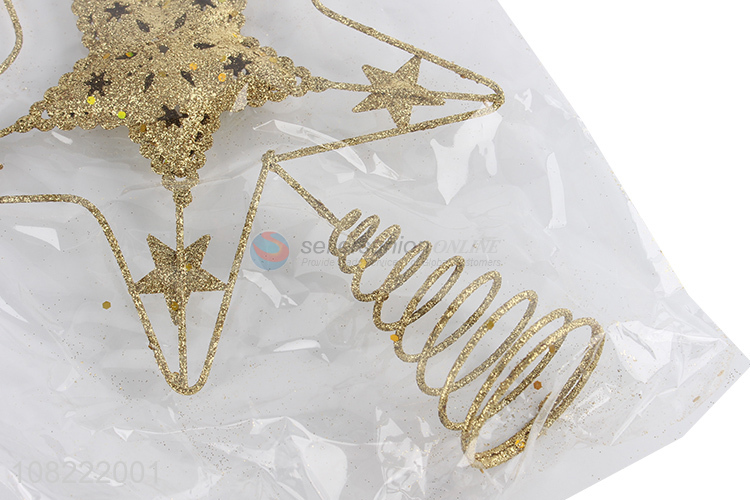 Latest Fashion Iron Five-Pointed Star Christmas Tree Top Star